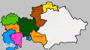 карта Казахстана