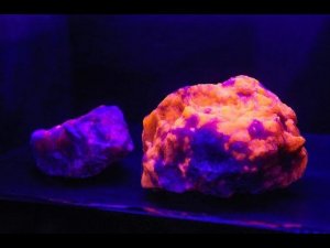 Флюоресценция/Свечение минералов под ультрафиолетом