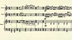 Procession of the Dragon Hunters - Brett Thompson - for 2 flutes with piano