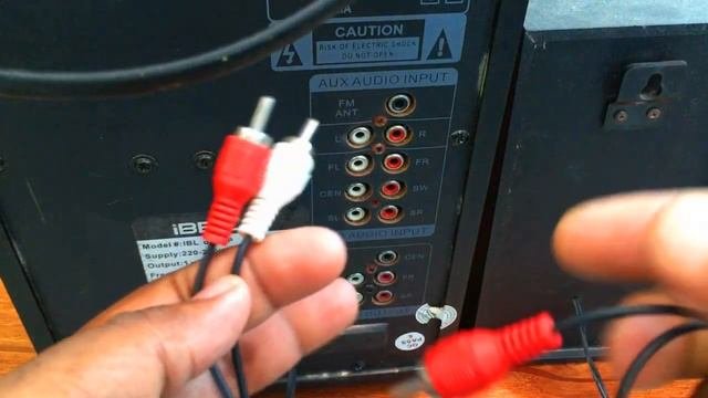 How To Connect Hometheatre - How To Connect 5.1 Home Theater To Dvd Player ( 2.1 Connection )