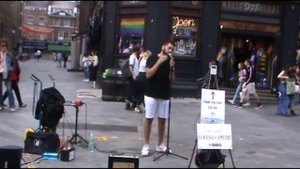 Уличный музыкант Лондона.London muzik