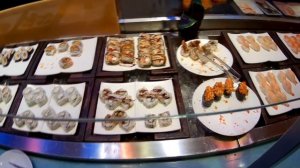 134. Небюджетный вариант буфета.  Ginza. Steak, Seafood, Sushi Buffet.