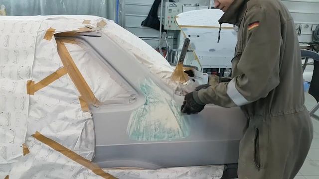Ремонт ВАЗ 2115 часть 2  Шпаклевание, ошибки при шпаклевании