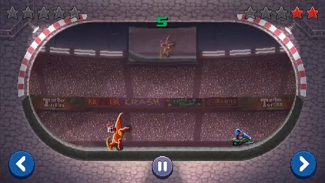 Drive Ahead! Replay: Снегоход vs. Паразауролоф. смотреть онлайн