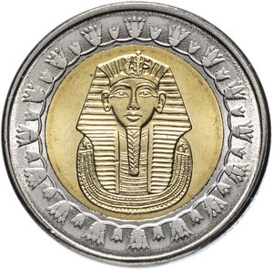 Монеты мира.Монеты Египта.Один фунт Египта.ONE POUND.Нумизматика.НумизматКоллекция.Startup-№86