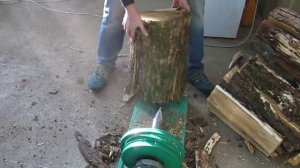 Дровокол с двигателем от стиральной машины (Wood splitter with the engine from the washing machine)