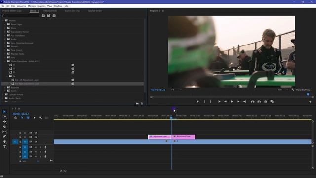 Camera Shake Transitions Pack For Premiere Pro | FREE PRESET