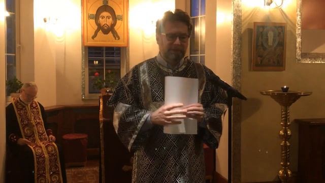 Дмитрий Гасак. Проповедь на Вечерне в Великий четверг