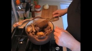 Тушеная утка с картошкой