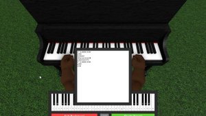 Erika Roblox piano sheets (easy version, Read pinned comment)