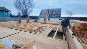 Технология строительства дома из бруса от Центра Домостроения. Планировка одноэтажного дома 8 на 10