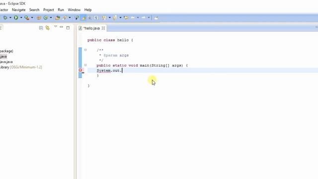 Java Programming Tutorial 2 -  Creating First Java Project in Eclipse IDE - HelloWorld Java Program