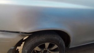 Покраска в серебро переходом из баллончиком. | Серия 5 | Мазда за 46к