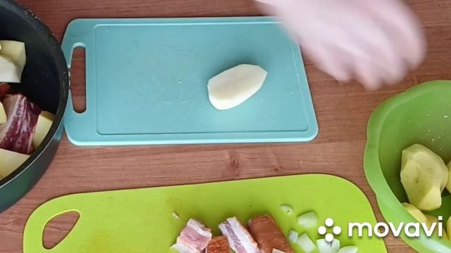 КАРТОФЕЛЬ С МЯСОМ В ДУХОВКЕ