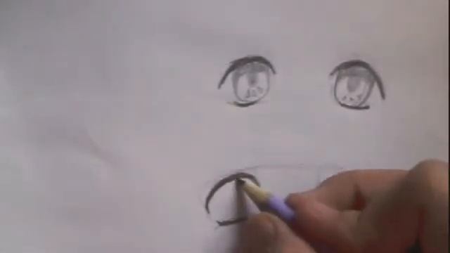 *КАК НАРИСОВАТЬ АНИМЕ ГЛАЗА* смотреть онлайн