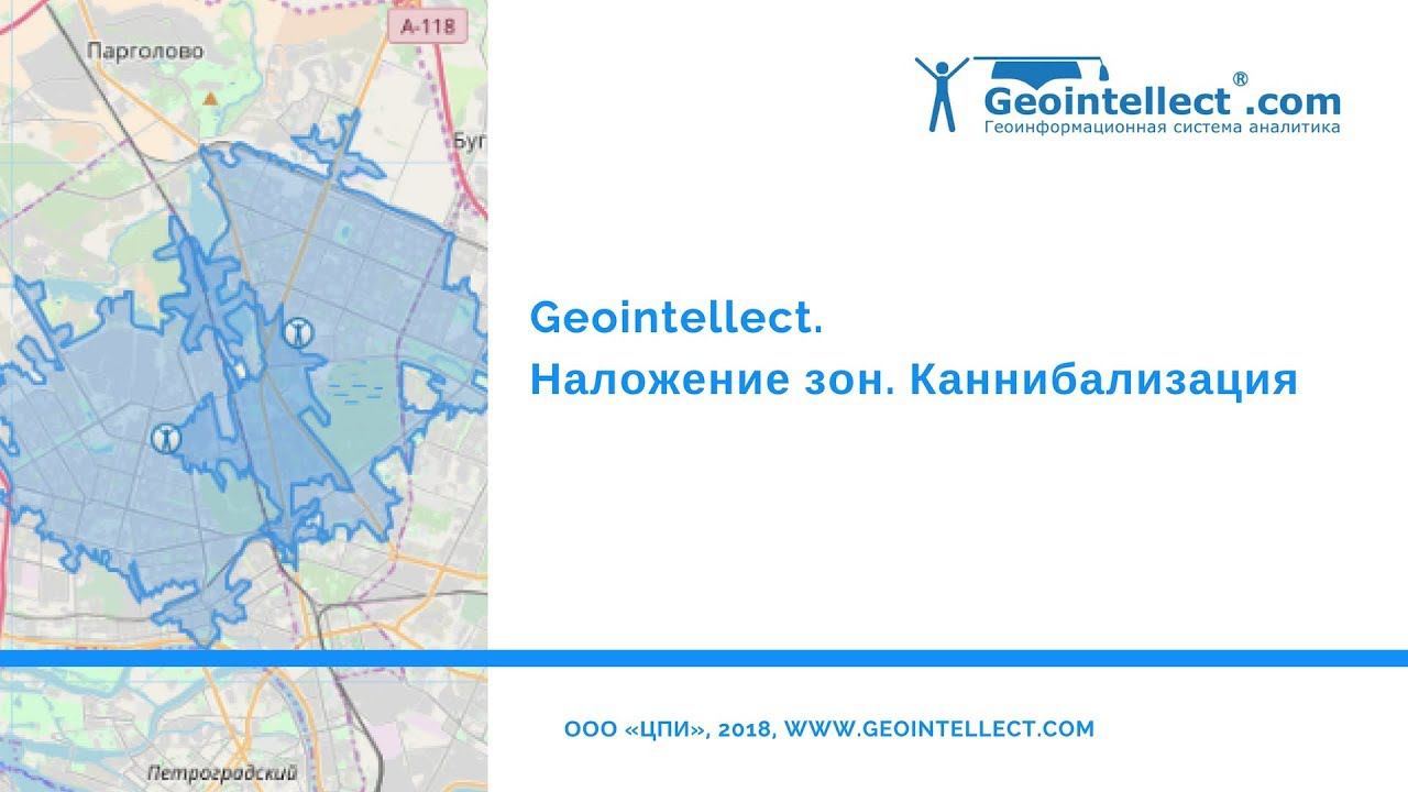 Geointellect. Наложение зон. Каннибализация