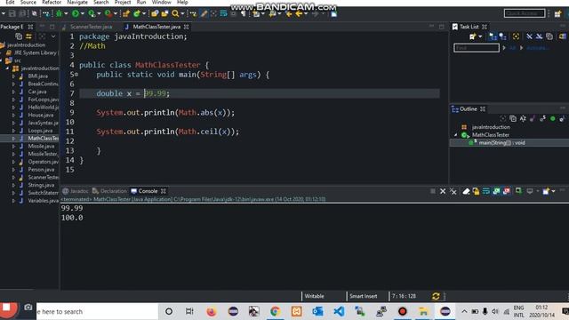 Java Math Class
