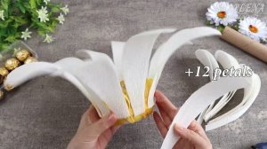 ?БОЛЬШАЯ РОМАШКА с конфетами?Сладкий букет из конфет. ПОДАРОК УЧИТЕЛЮ/Paper Flowers
