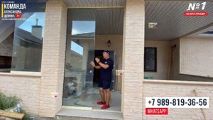 Безрамное раздвижное остекление Беседки в Краснодаре