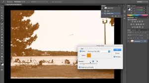 Creating Old Sepia Toned Photo in Photoshop CS6 (Sepia Effect)