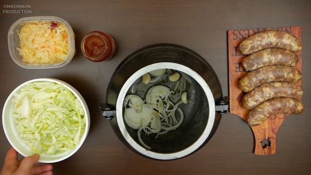 Тушёная капуста по-немецки в афганском казане смотреть онлайн