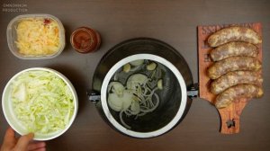 Тушёная капуста по-немецки в афганском казане