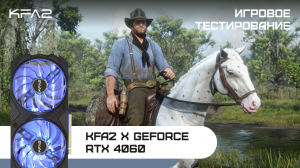 KFA2 X GeForce RTX 4060 Black | Red Dead Redemption 2 | 1080p