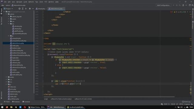 45- JQuery Ajax Kullanarak Okundu Bilgisi - PHP MySQL Admin Paneli Eğitimi смотреть онлайн