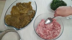 Долма в виноградных листьях, как приготовить в свежих листьях винограда