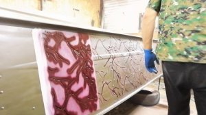 Прогресс 4 покраска в камыш через трафарет