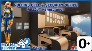 Хаус Флиппер 2 - Английский - House Flipper 2 - Fallout Inspired vault, Holding Cell - Speedbuild