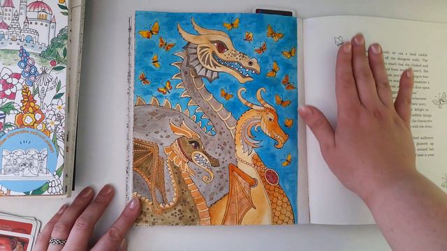 The First Pages I've Coloured in Adult Colouring Books | March and April 2021 смотреть онлайн