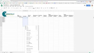 Как сделать ячейки: календарь, выпадающий список, чекбокс — Google Таблицы