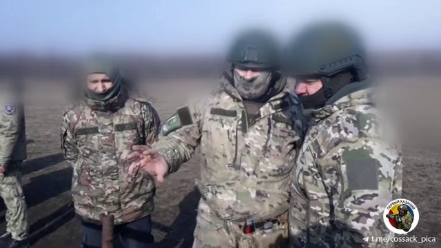 Учебные стрельбы у 17-го Донского казачьего полка им. генерала Бакланова бригады "Дон" ДШК.