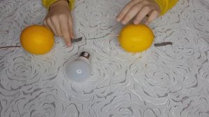 Эксперимент №1. Реально ли при помощи лимона, меди и цинка зажечь лампочку?