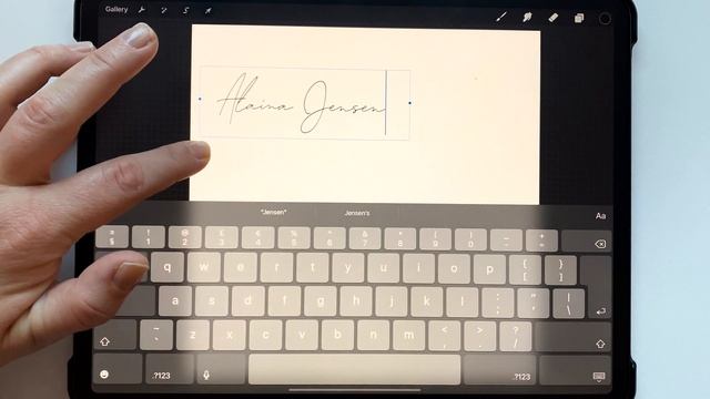 Create a Procreate Stamp Brush with Your Signature смотреть онлайн