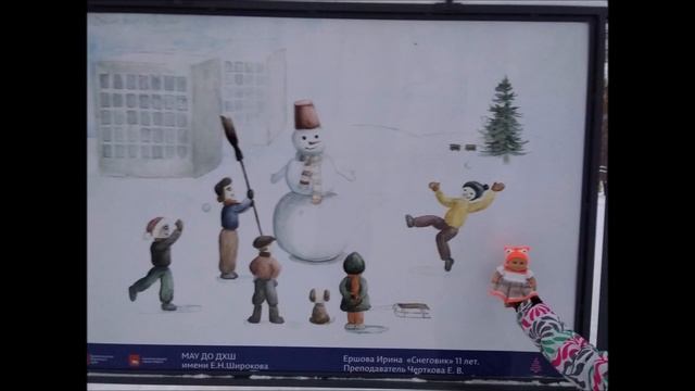 Новые шапочки наших кукол и выставка детских рисунков смотреть онлайн