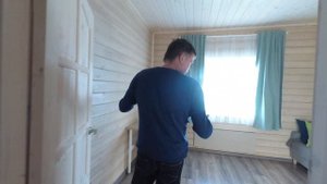 Популярный одноэтажный каркасный дом с тремя спальнями. Можайское море, Московская область