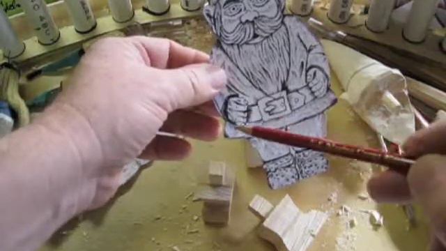 Wood Carving a Gnome Part 4 смотреть онлайн