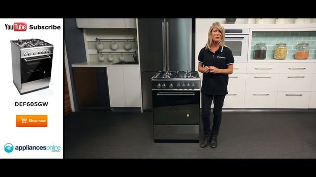 Freestanding Delonghi Dual Oven Stove DEF605GW Reviewed by product expert - Appliances Online смотреть онлайн