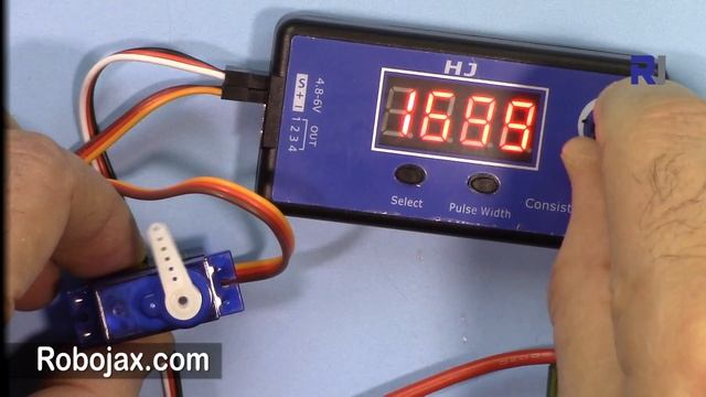How to use HJ Digital Servo motor and ESC tester