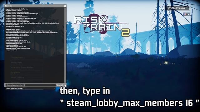 Risk of Rain 2 - How to create a 16 players lobby - No mods