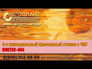 Четырехшпиндельный фрезерный станок с ЧПУ NORTEC 484