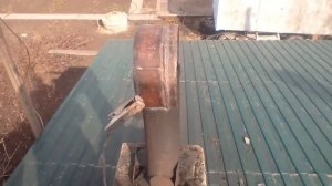 Нестандартный козырек на дымоход своими руками.mp4