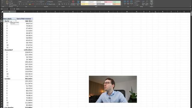 Excel Pivot Tables Tutorial - Data Analysis Skills for Consultants