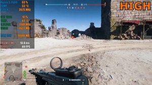 Battlefield V - Ryzen 5 2600 - MSI GTX 1060 6GB Gaming X - 16GB RAM (2x8) 3200Mhz
