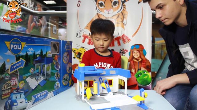 Руслан |Обзор автомойки Робокар Полли | Студия юного блогера Тигрята смотреть онлайн