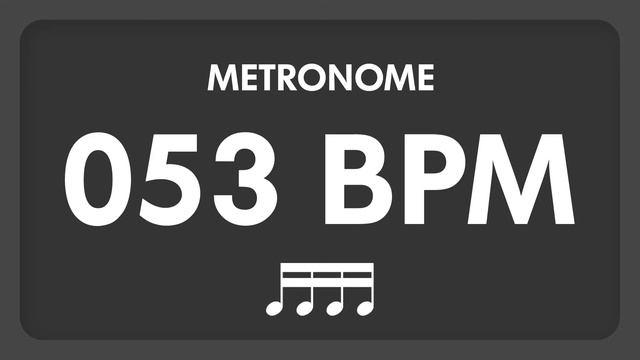 53 BPM - Metronome - 16th Notes смотреть онлайн