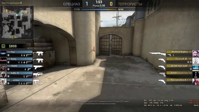 Русский мясник в CS:GO!!!