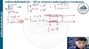 19 Көршеткіштік теңсіздіктер. Интервалдар әдісімен теңсіздіктерді шешу. Жүйе. АҚЖОЛ КНЯЗОВ